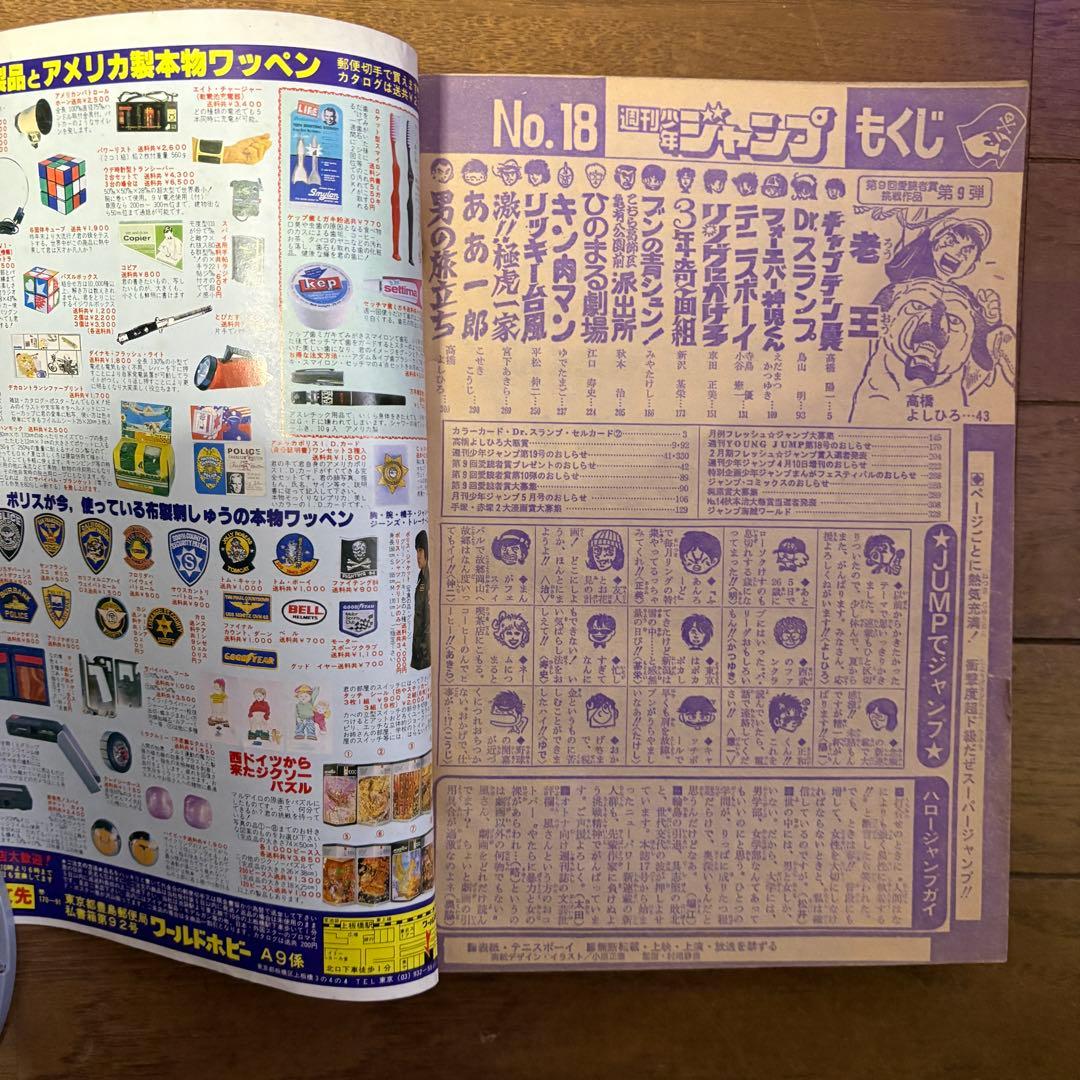 少年ジャンプ 1981年18号 キャプテン翼 第1話 初回