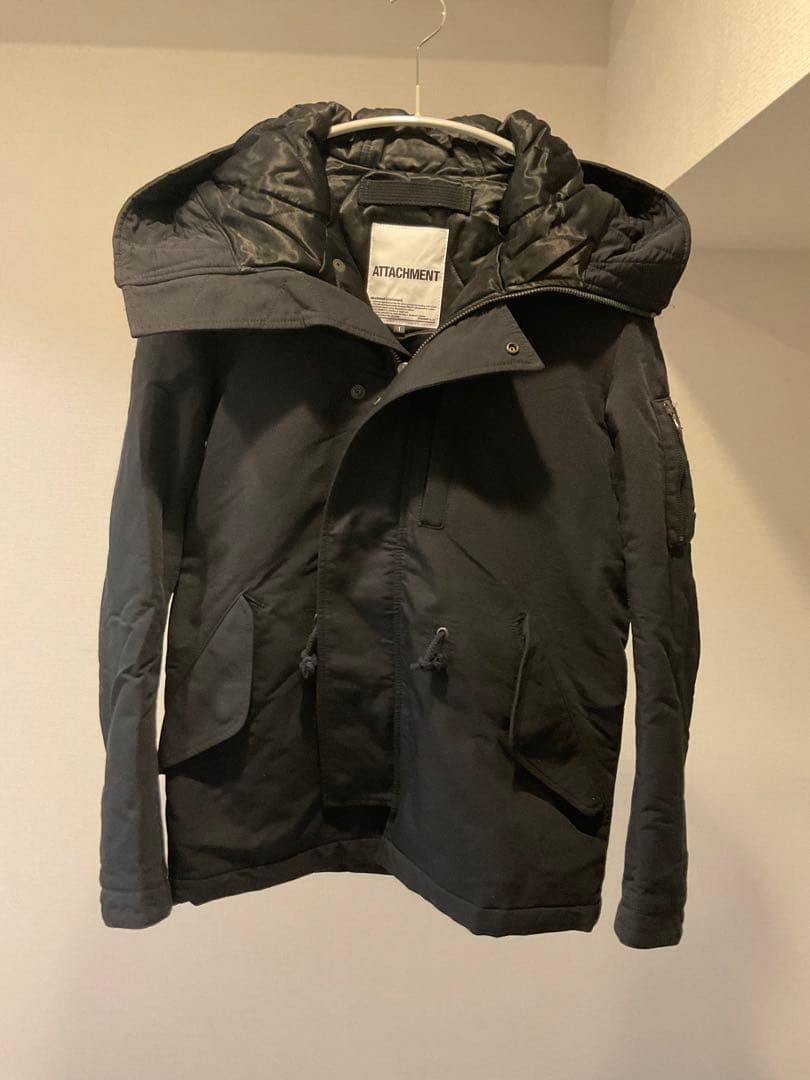 【週末Sale!】 ATTACHMENT ブラック モッズコート