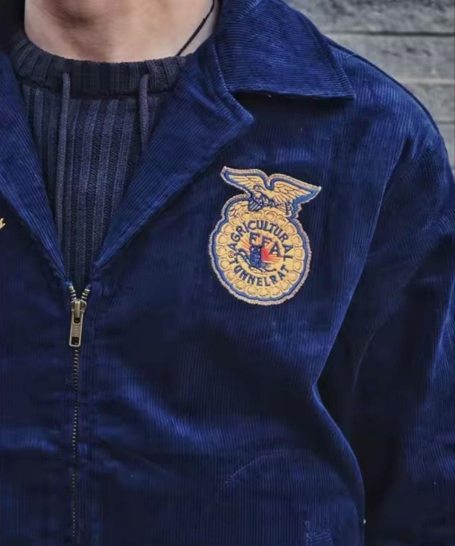 【最安】復刻FFAジャケット コーデュロイ紺ネイビー2XL