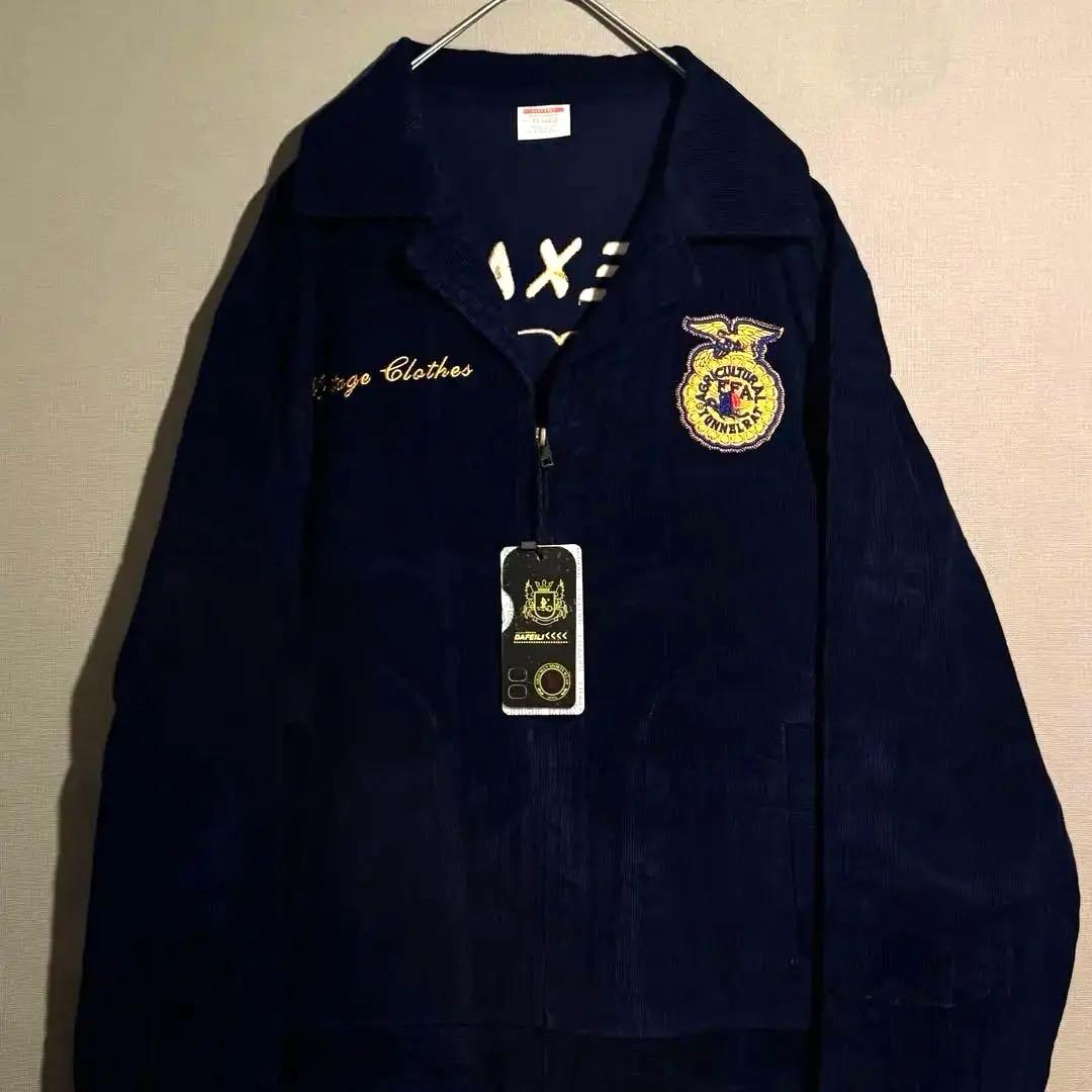 【最安】復刻FFAジャケット コーデュロイ紺ネイビー2XL