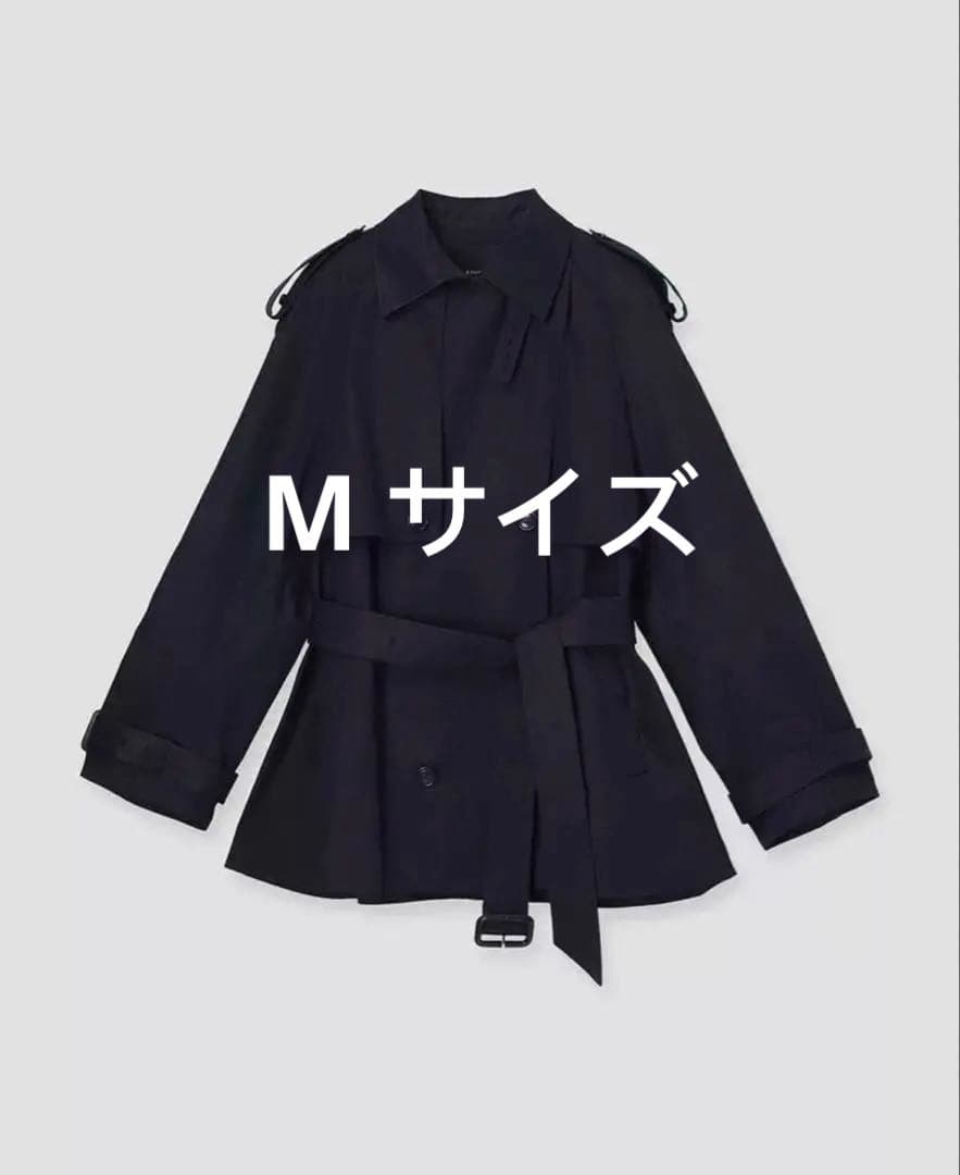 新品2026SS anuans ハーフオーバートレンチコート Mサイズ