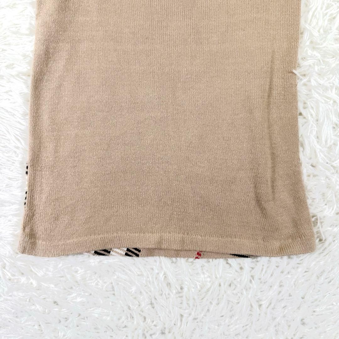 美品✨ バーバリーブルーレーベル キャミソール ニット ノバチェック