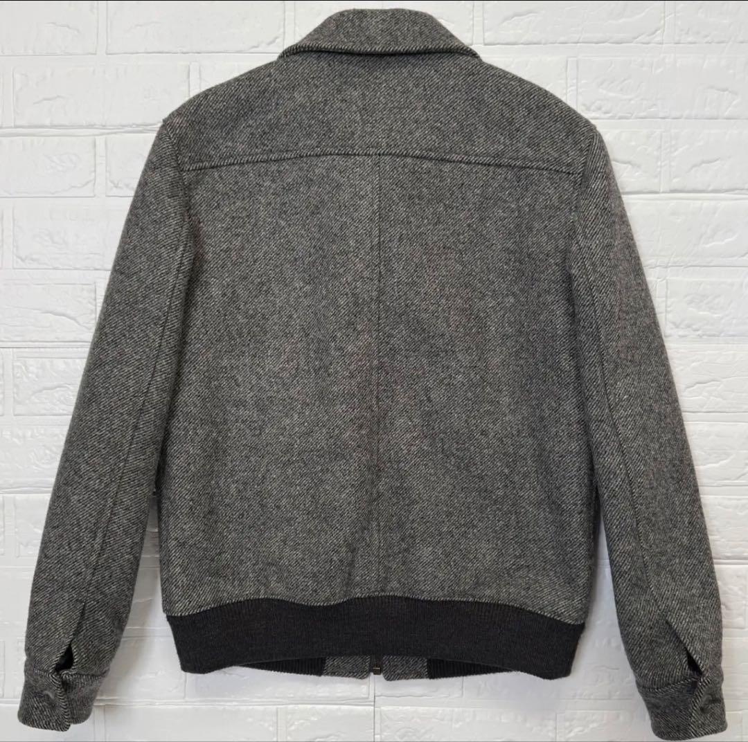 A.P.C.　ウール ショート ブルゾン(グレー、XSサイズ)