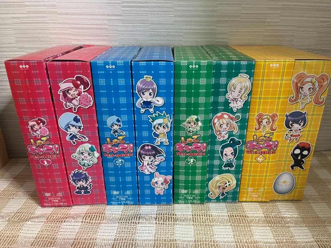 しゅごキャラ! アミュレットDVD-BOX全4巻セット　布ポスター付