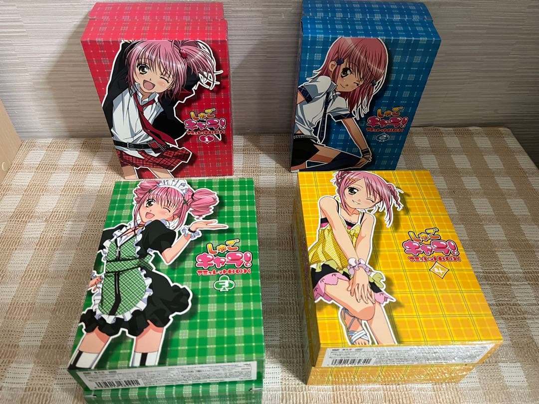 しゅごキャラ! アミュレットDVD-BOX全4巻セット　布ポスター付