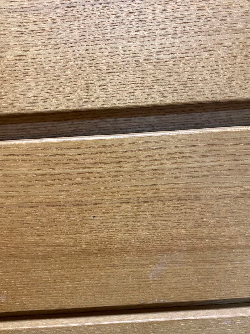■送料込■無印 木製チェスト タモ材 6段　衣類収納 廃盤 タンス 棚