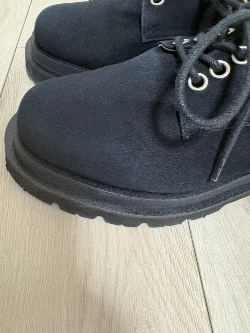 靴 Simply Complicated LUG DERBY SUEDE BLACK