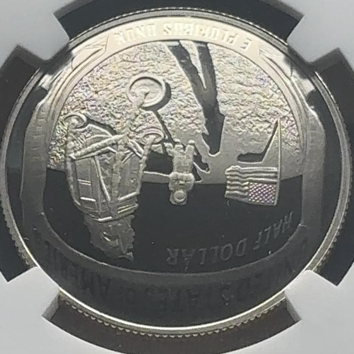 2019 アポロ11号 月着陸50周年 50セント PF70 UC