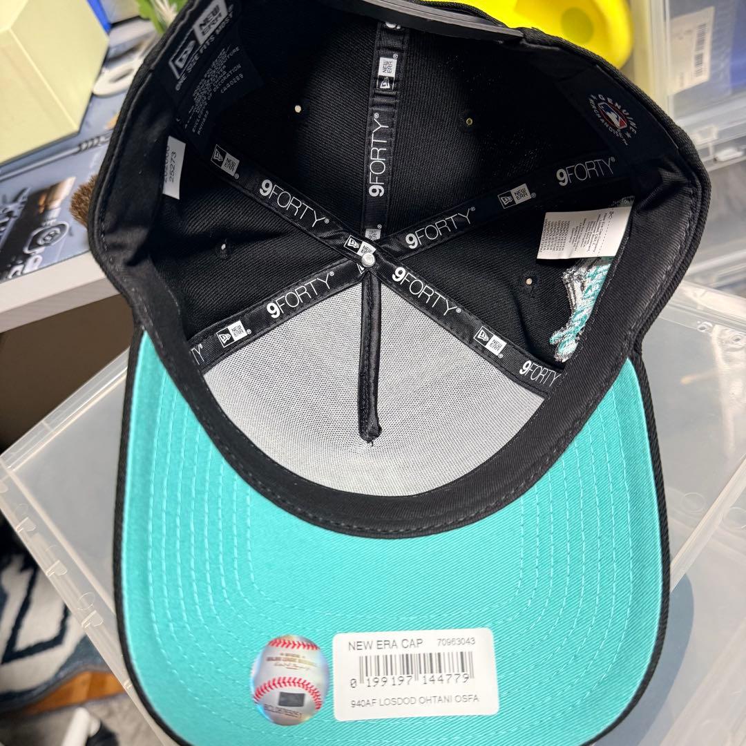 【大谷翔平】NEW ERA ドジャース 9FORTY キャップ ティファニー 黒