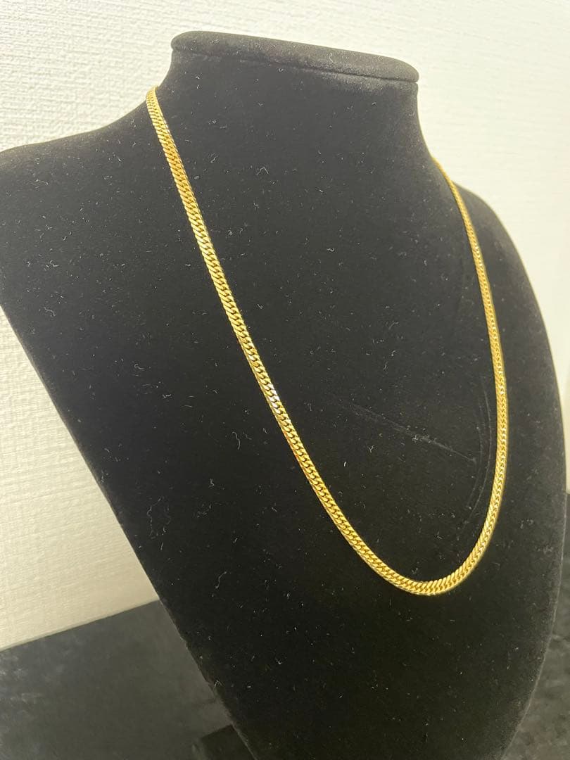 K18 喜平ネックレス 6面ダブル 50cm 約20g 刻印有