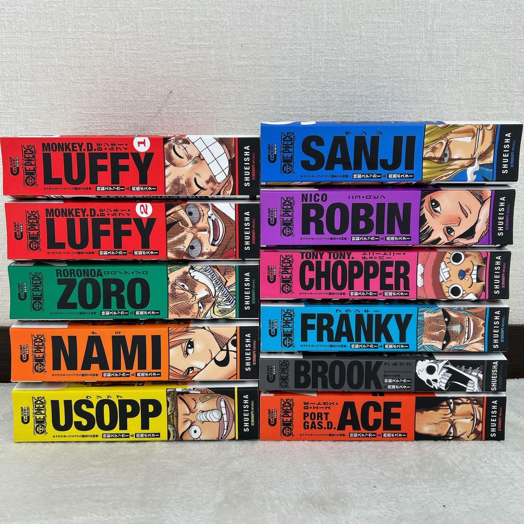 ONE PIECE キャラクターリミックス 全巻初版 ポスター、シール付き