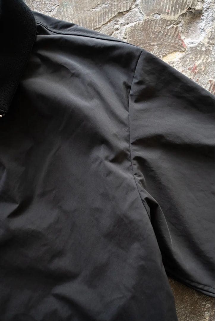 STILL BY HAND ハイネックジップブルゾン 黒 50