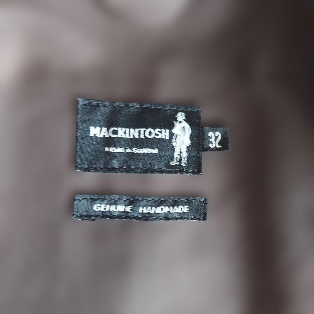 春　Macintoshマッキントッシュ　ゴム引きコート32