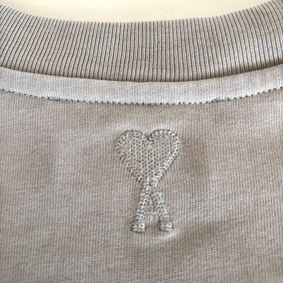 【新品未使用】　AMI PARISベージュ Tシャツ