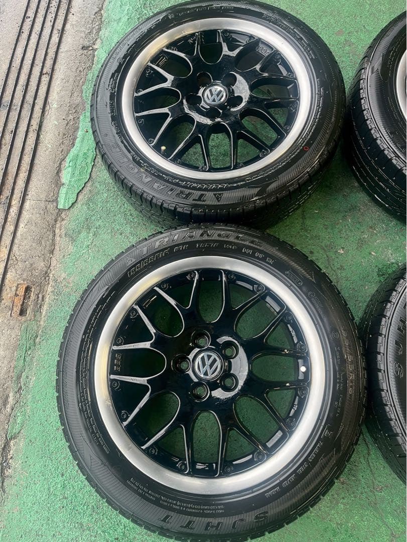 フォルクスワーゲン VW 16インチ 5穴 純正BBS 4本セット タイヤおまけ