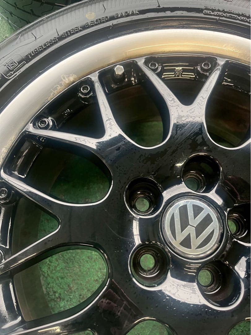 フォルクスワーゲン VW 16インチ 5穴 純正BBS 4本セット タイヤおまけ