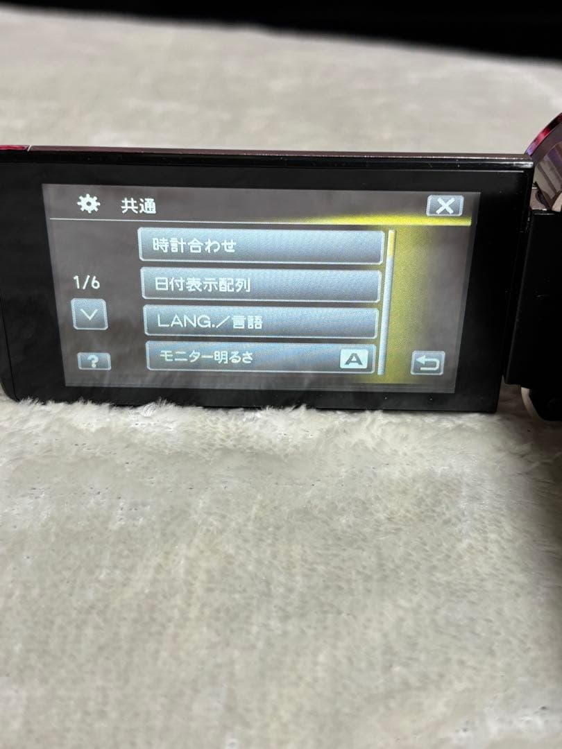 JVC Everio ビデオカメラ GZ-E117 ピンク　ジャンク品