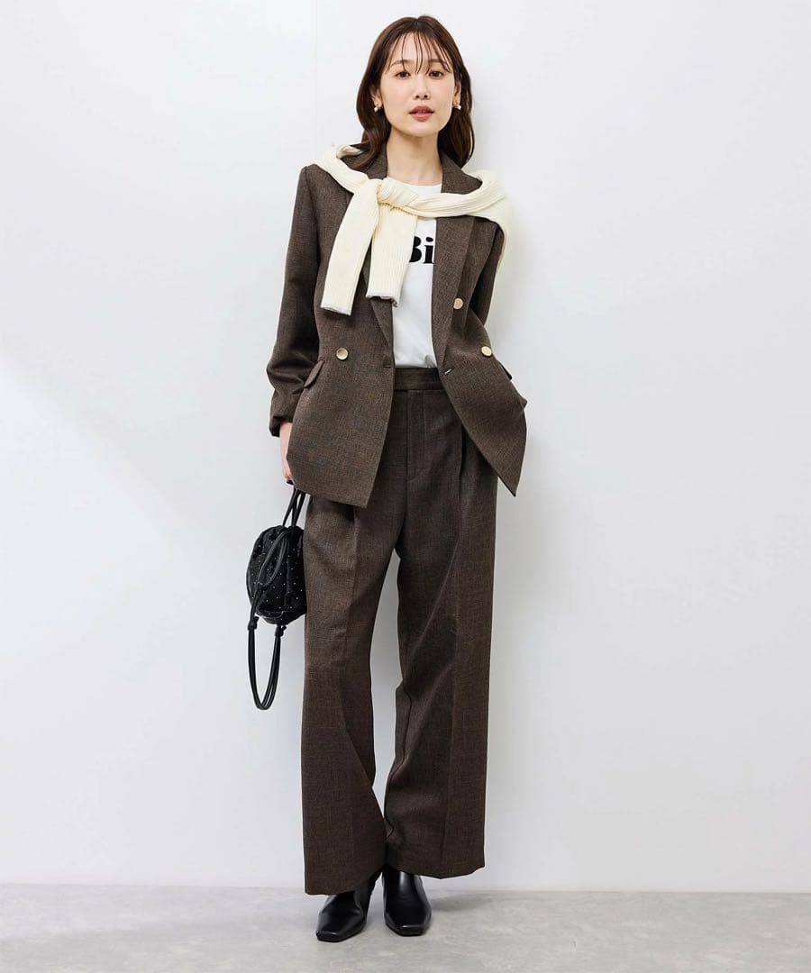 ROPE PICNIC スリートーンツイードジャケット/セットアップ　新品