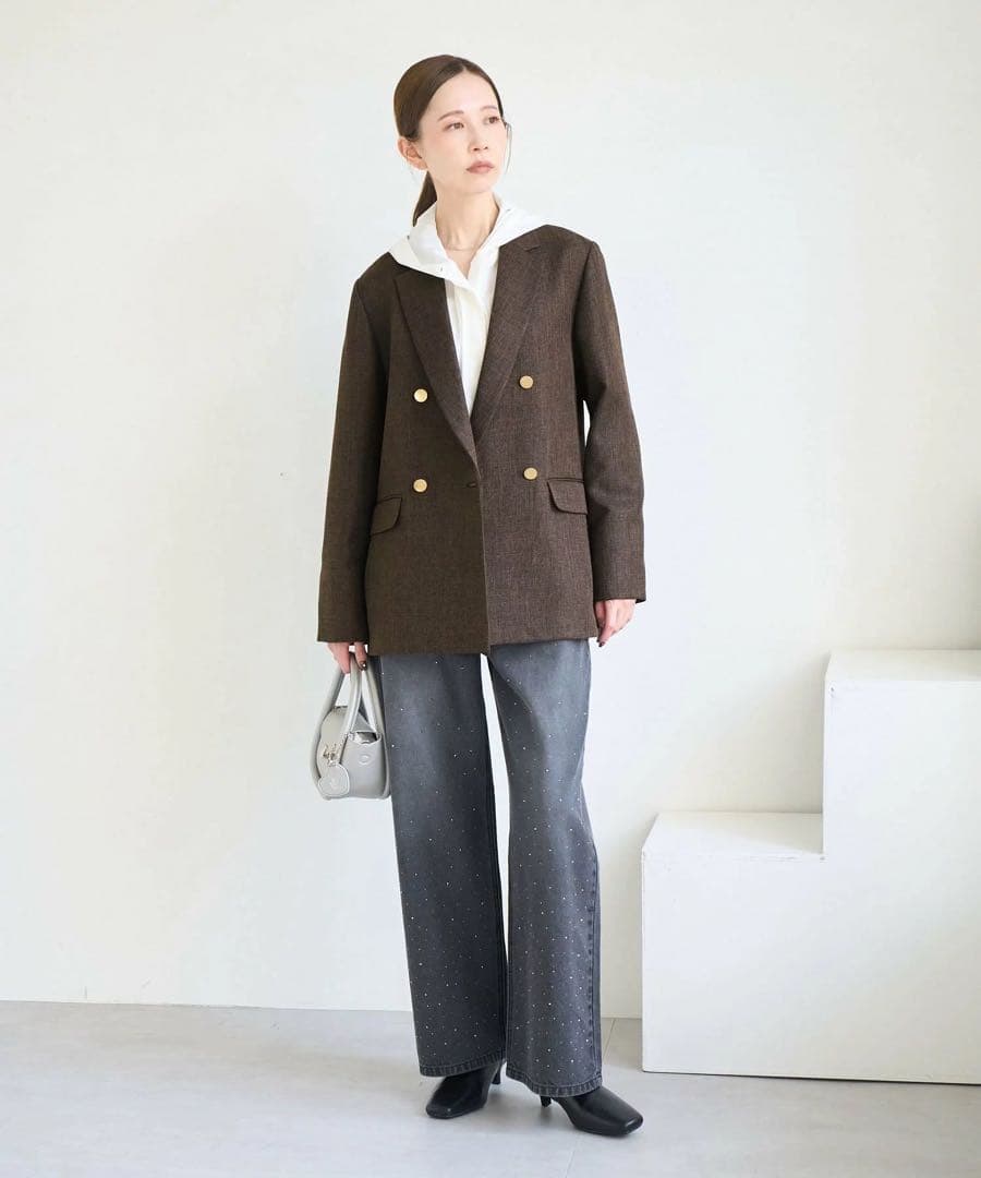 ROPE PICNIC スリートーンツイードジャケット/セットアップ　新品