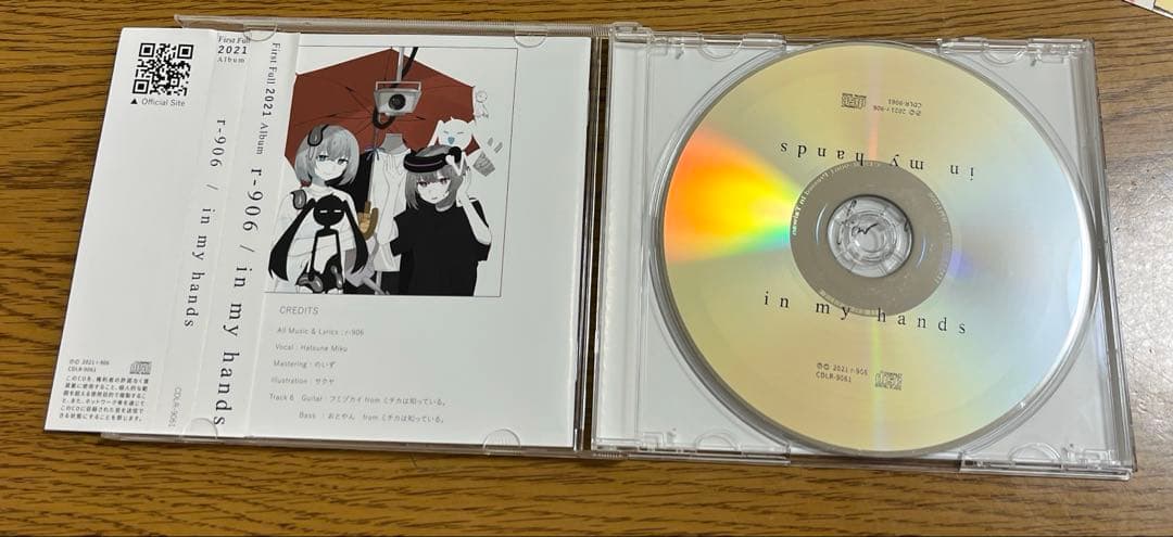 r-906 in my hands CD ボカロ