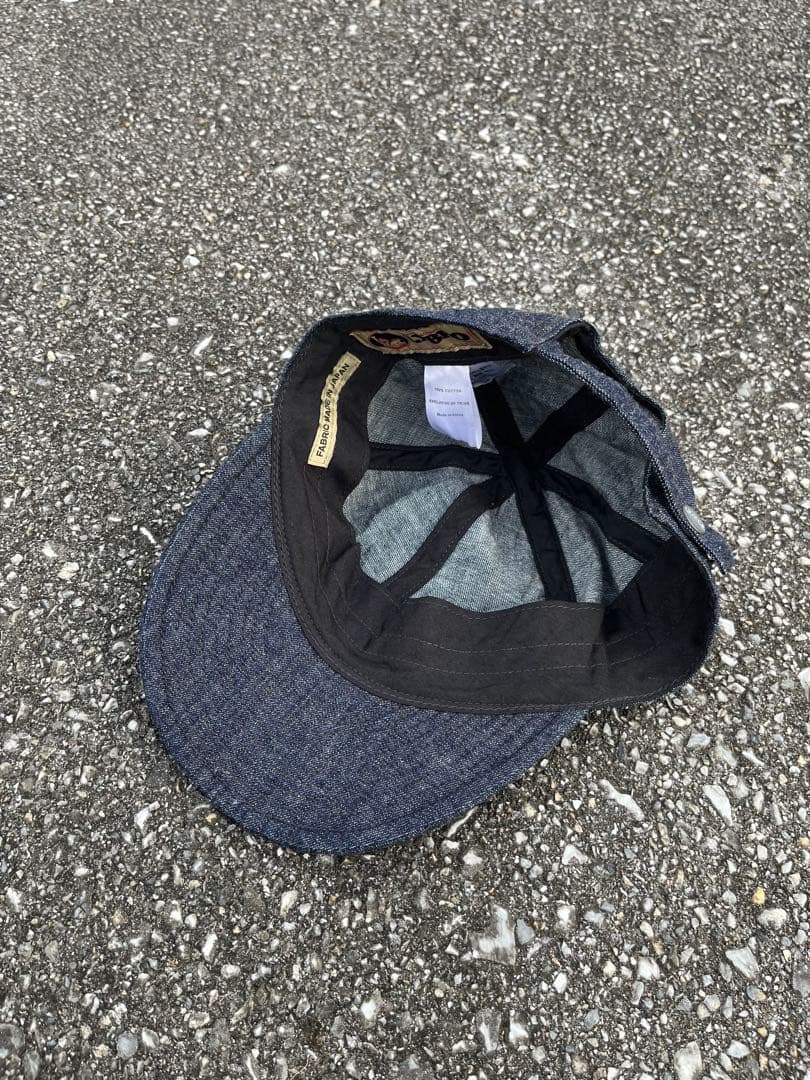 中古品　Nigel cabourn デニム メカニックキャップ LYBRO