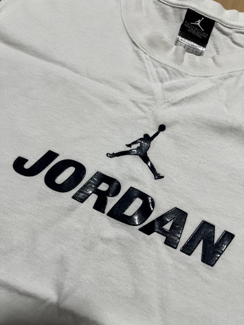 ジョーダン　jordan タンクトップ　ゲームシャツ　ラバーロゴ　エナメル　希少