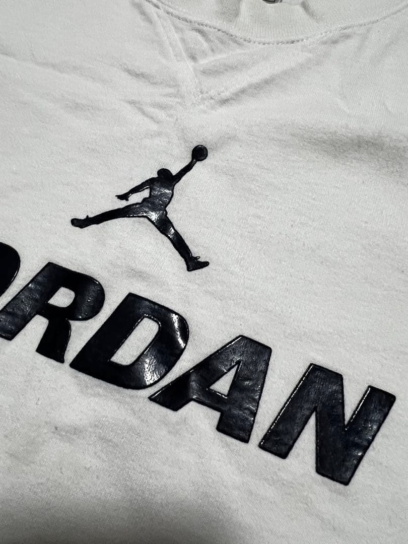 ジョーダン　jordan タンクトップ　ゲームシャツ　ラバーロゴ　エナメル　希少