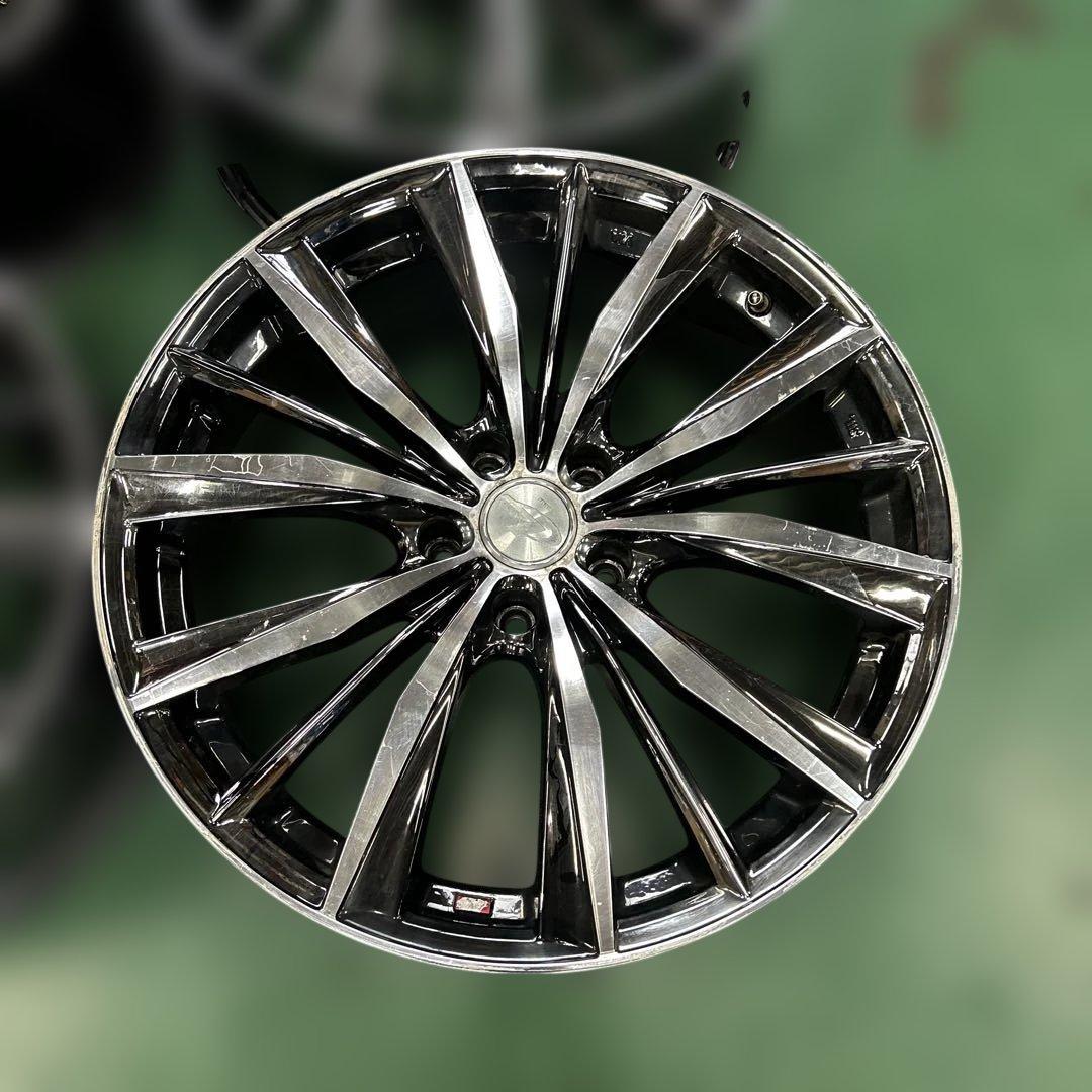 中古アルミ１９インチ　19X8.0レオニスメッキ　アルファード、クラウンなど