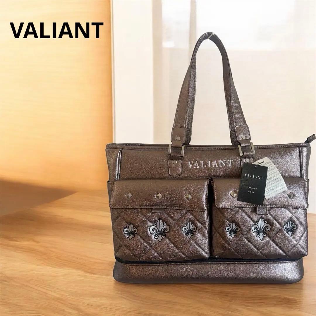【新品未使用✨】VALIANT アクセコレクション トートバッグ メタルブラウン