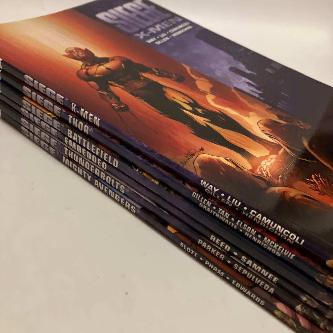 MARVEL SIEGE 関連6冊セット 英語版