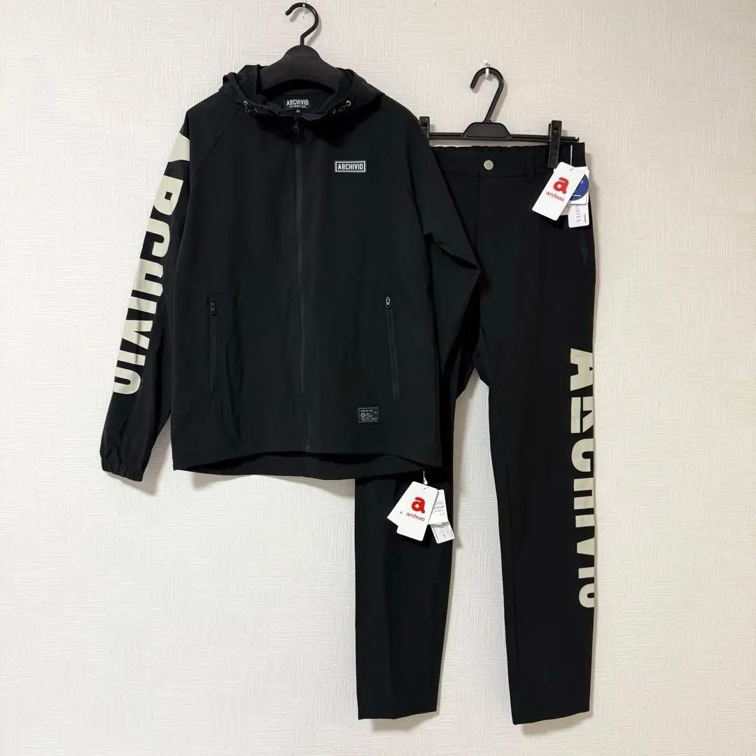 【新品】ARCHIVIO 撥水フルジップパーカー&パンツ セットアップ