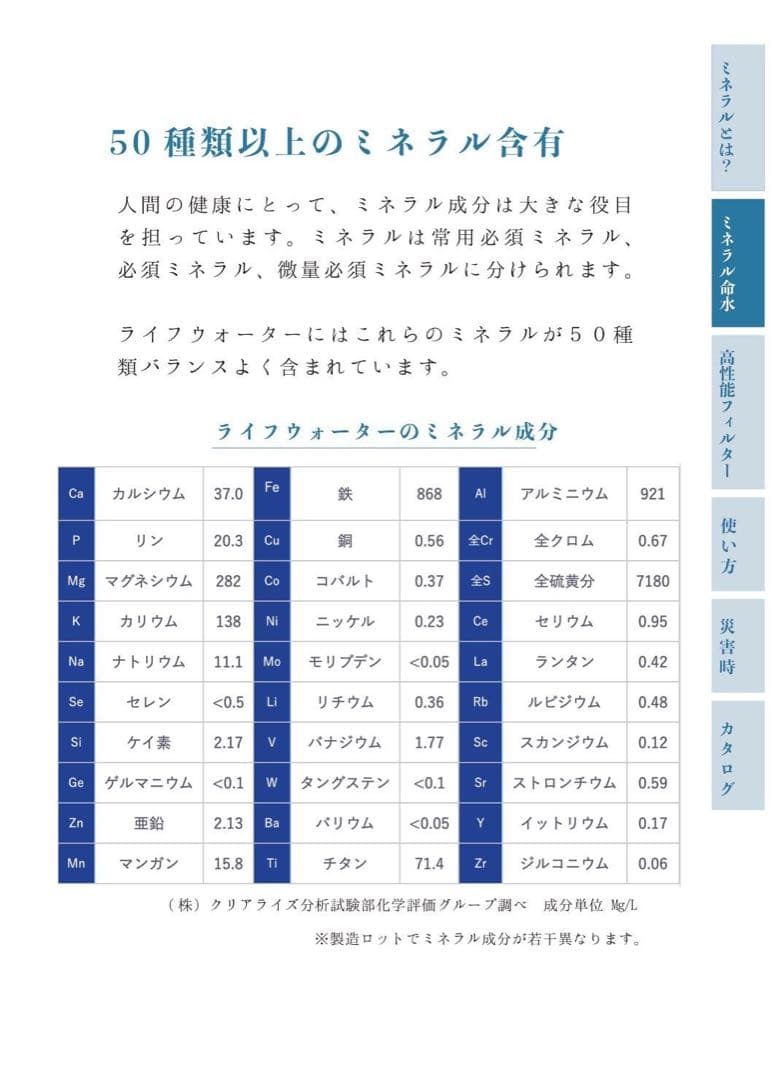 ウォーターサーバーを無料プレゼント！ミネラル原液6本セット