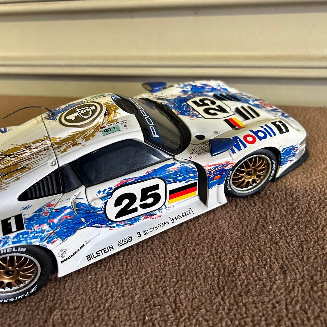DB9★ミニカー★ 1/18 スケール ポルシェ911 レーシングカー GT1