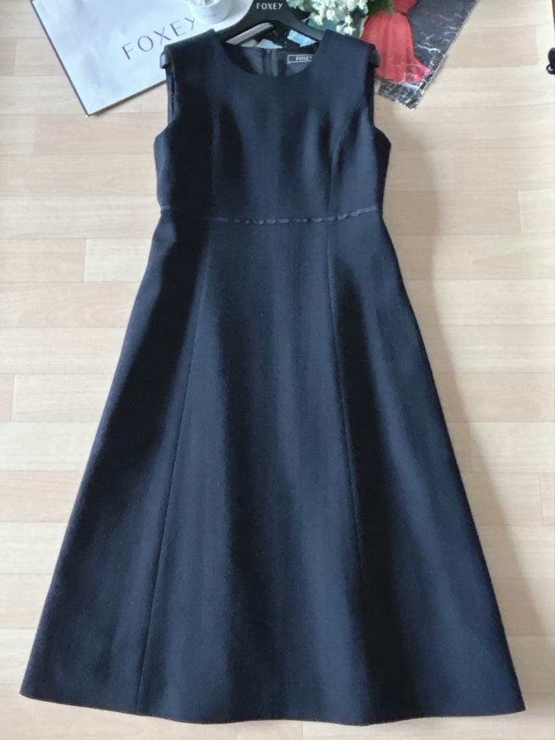 極美品！FOXEY ドレス ジャンヌ 40 Rene foxey