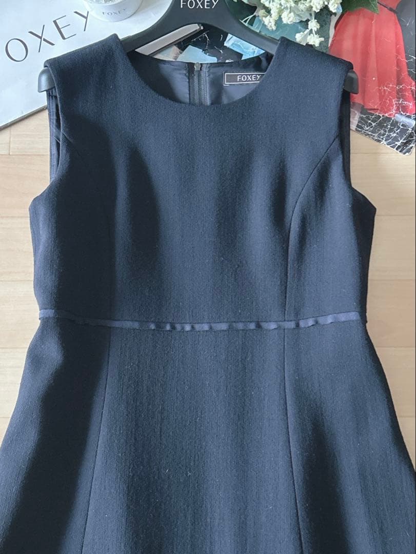 極美品！FOXEY ドレス ジャンヌ 40 Rene foxey