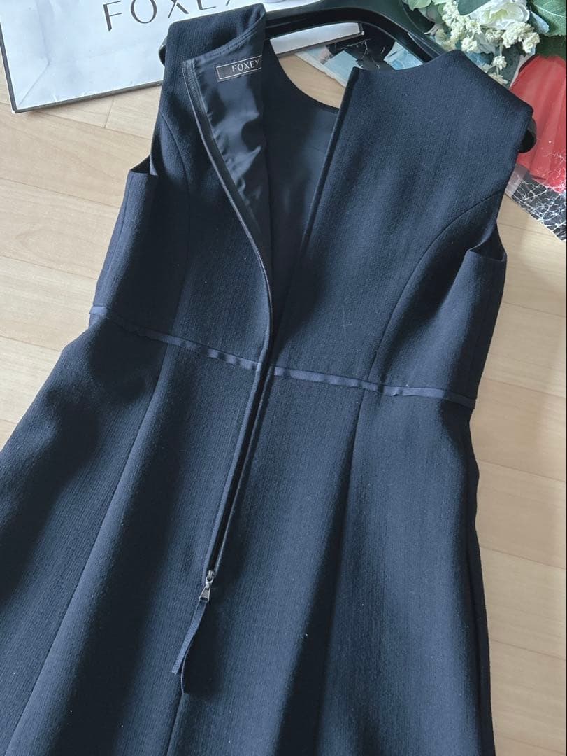 極美品！FOXEY ドレス ジャンヌ 40 Rene foxey