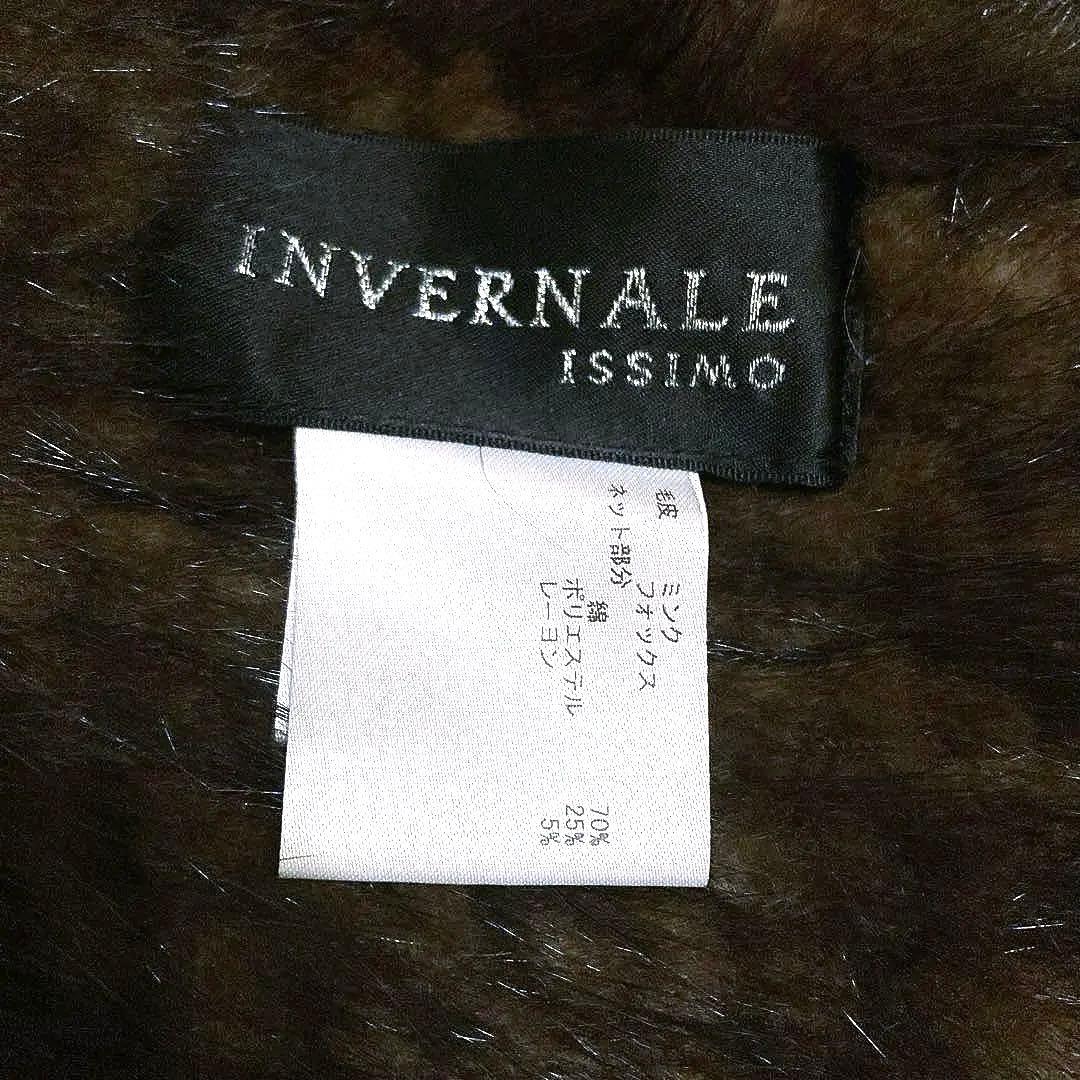インヴェルナーレINVERNALE ISSIMO ミンクフォックスマフラー毛皮