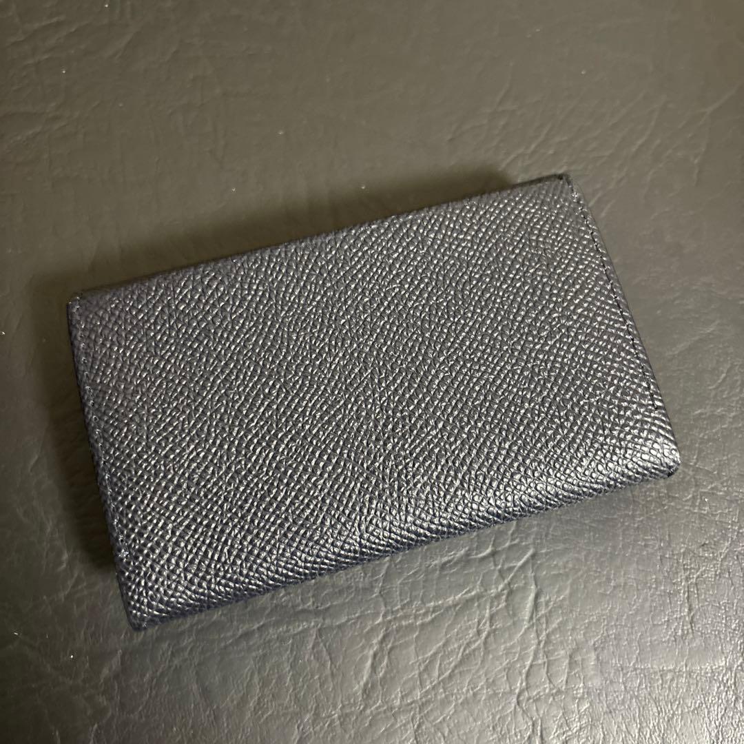 値下げ！新品 Paul Smith ネイビー✖️ピンク レザー 名刺入れ