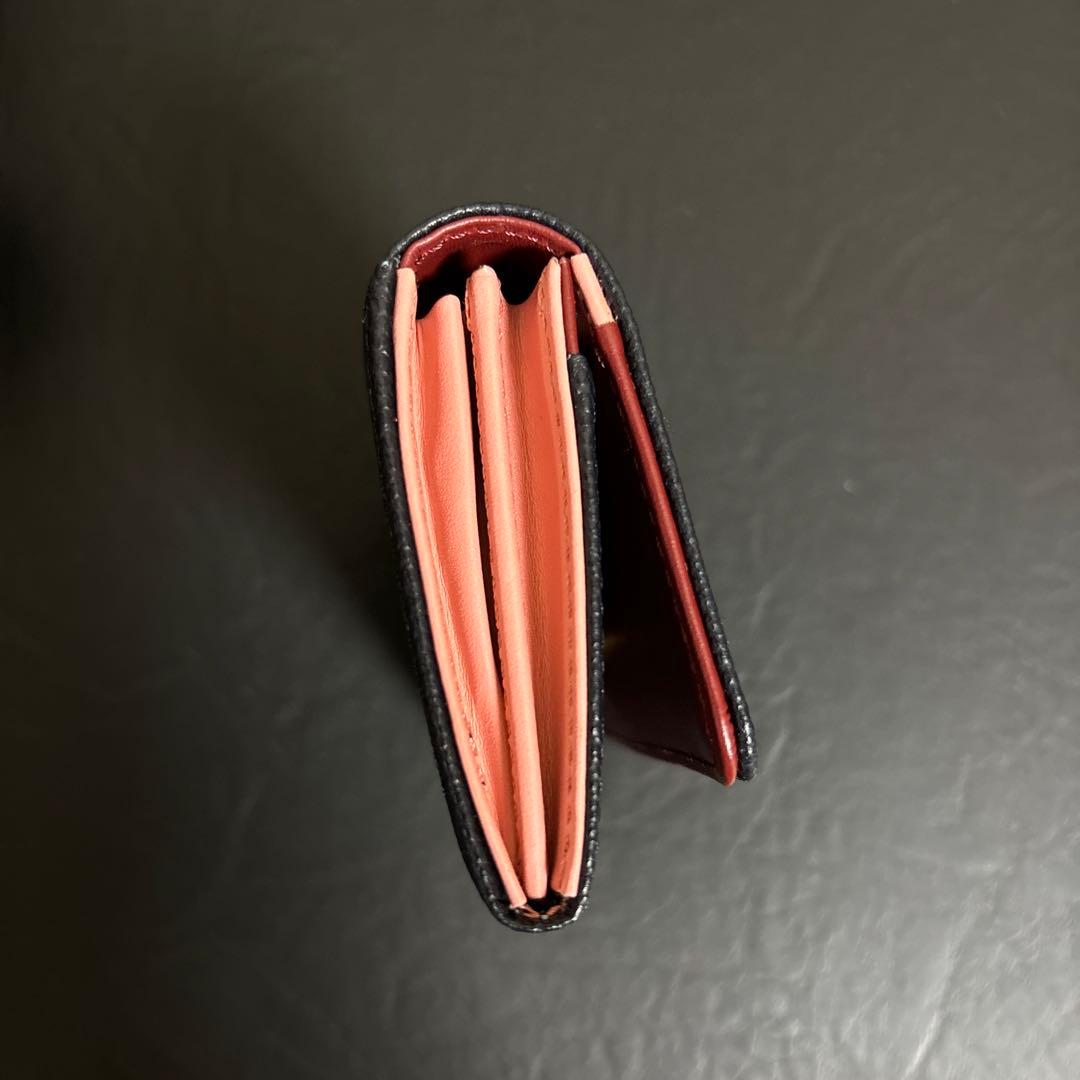 値下げ！新品 Paul Smith ネイビー✖️ピンク レザー 名刺入れ