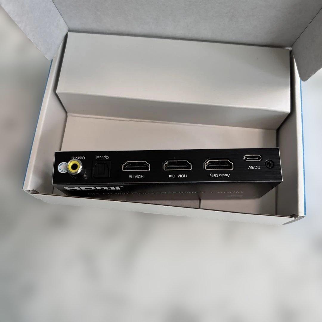 新品 avedio links 8K HDMI 音声分離器 4K@120Hz