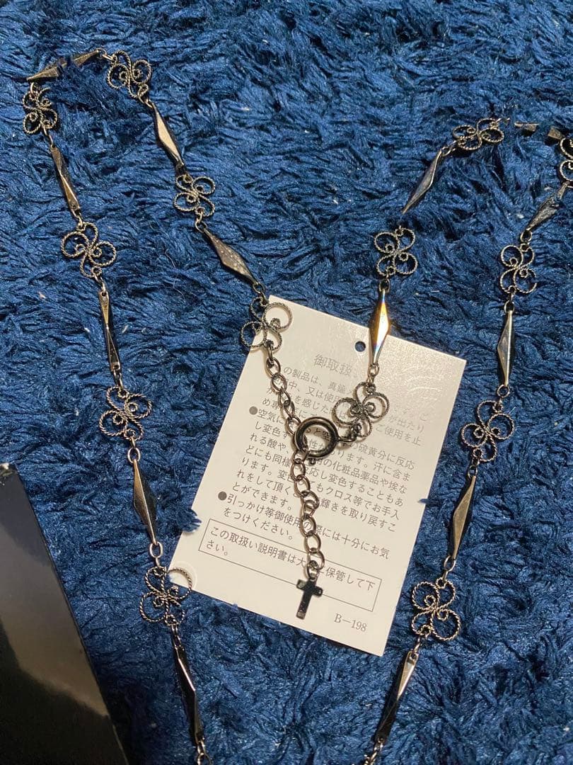 Black Peace Now クロスネックレス
