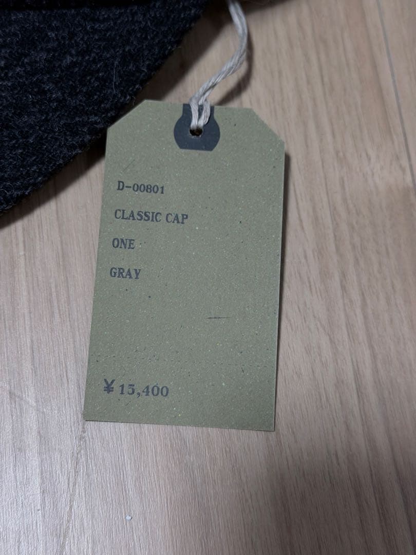 新品THE H.W.DOG&CO CLASSIC CAP GREY F