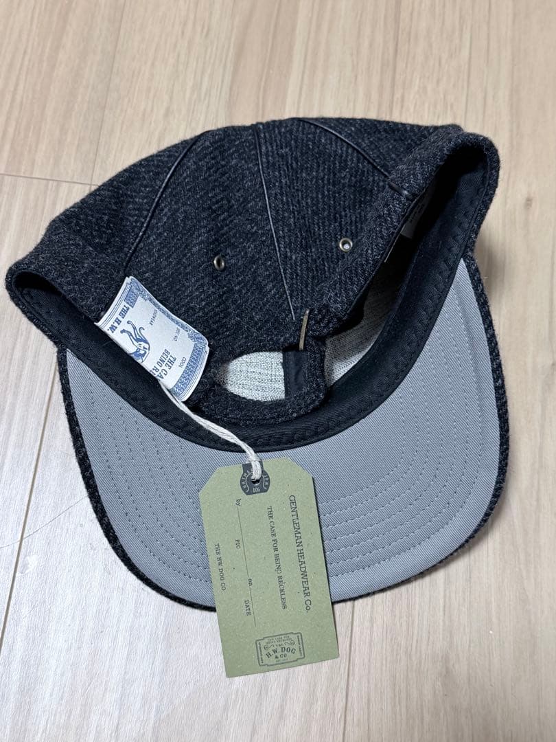 新品THE H.W.DOG&CO CLASSIC CAP GREY F