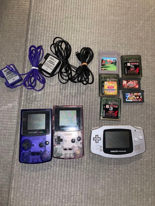 Nintendo ゲームボーイカラー　アドバンス　ミッドナイトブルー　トイザらス