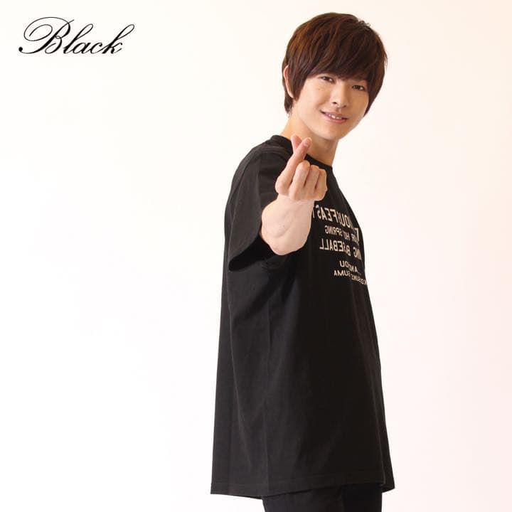 遊馬晃祐 LIVERTINE AGE コラボTシャツ ブラック XL
