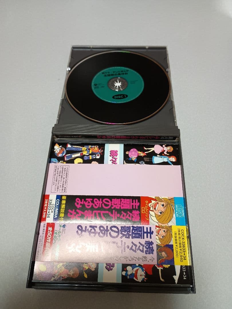 アニメCD　テレビまんが主題歌のあゆみシリーズ　2枚組5セット　状態ほぼ未使用品