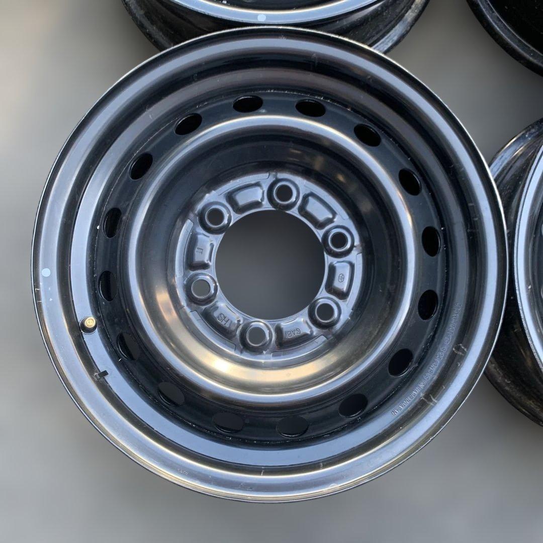 トヨタ 200系ハイエース 純正スチールホイール （青0553）