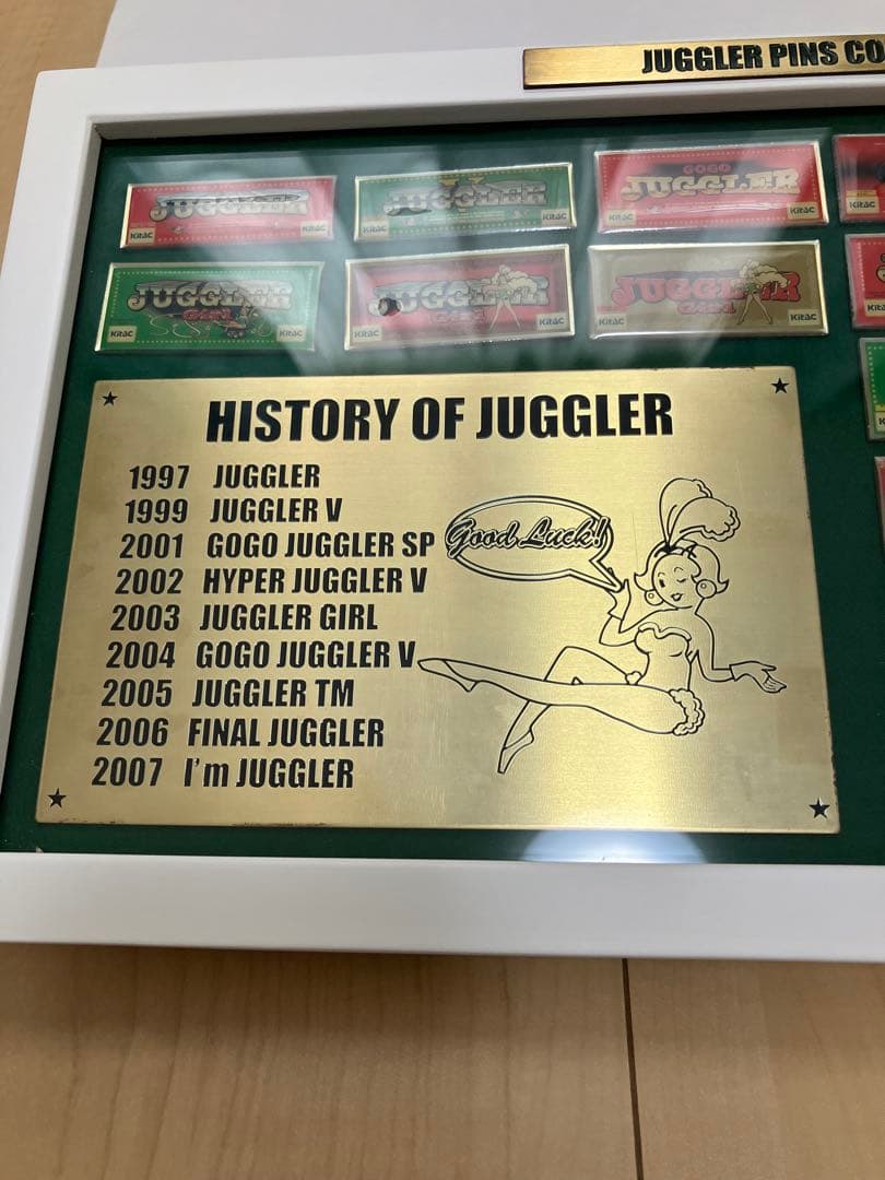 ジャグラー　ピンズコレクション‪　JUGGLER　 パネル　バッチ