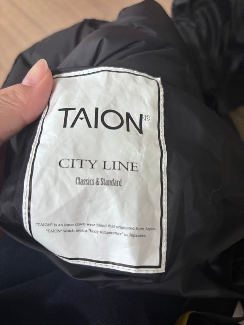 TAIONタイオン CITY REVERSIBLE DOWN ストール