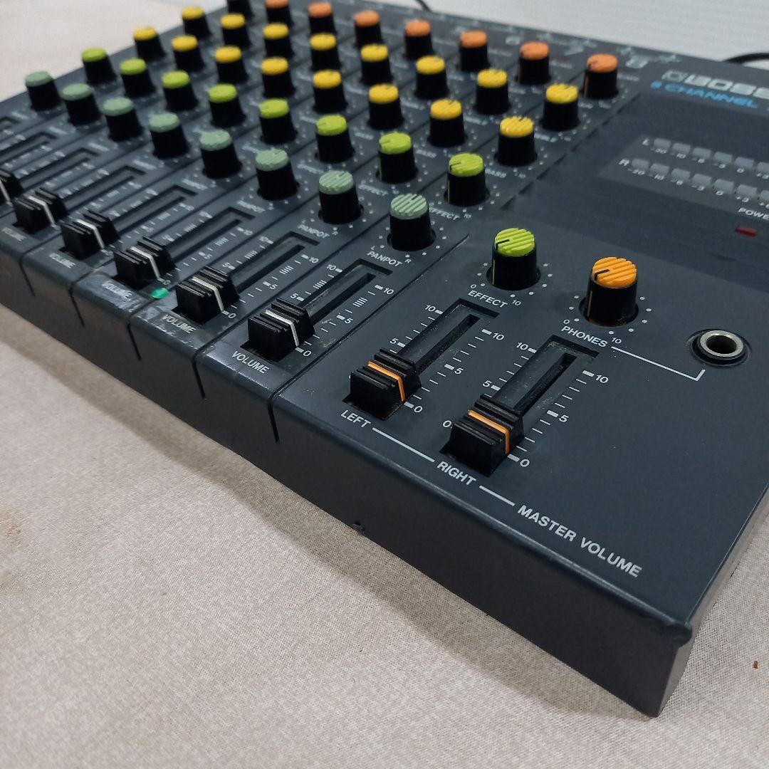 現状渡し BOSS 8チャンネル ステレオミキサー BX-800 ボス